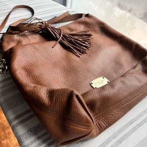 Michael Kors Cognac Crossbody with tassel